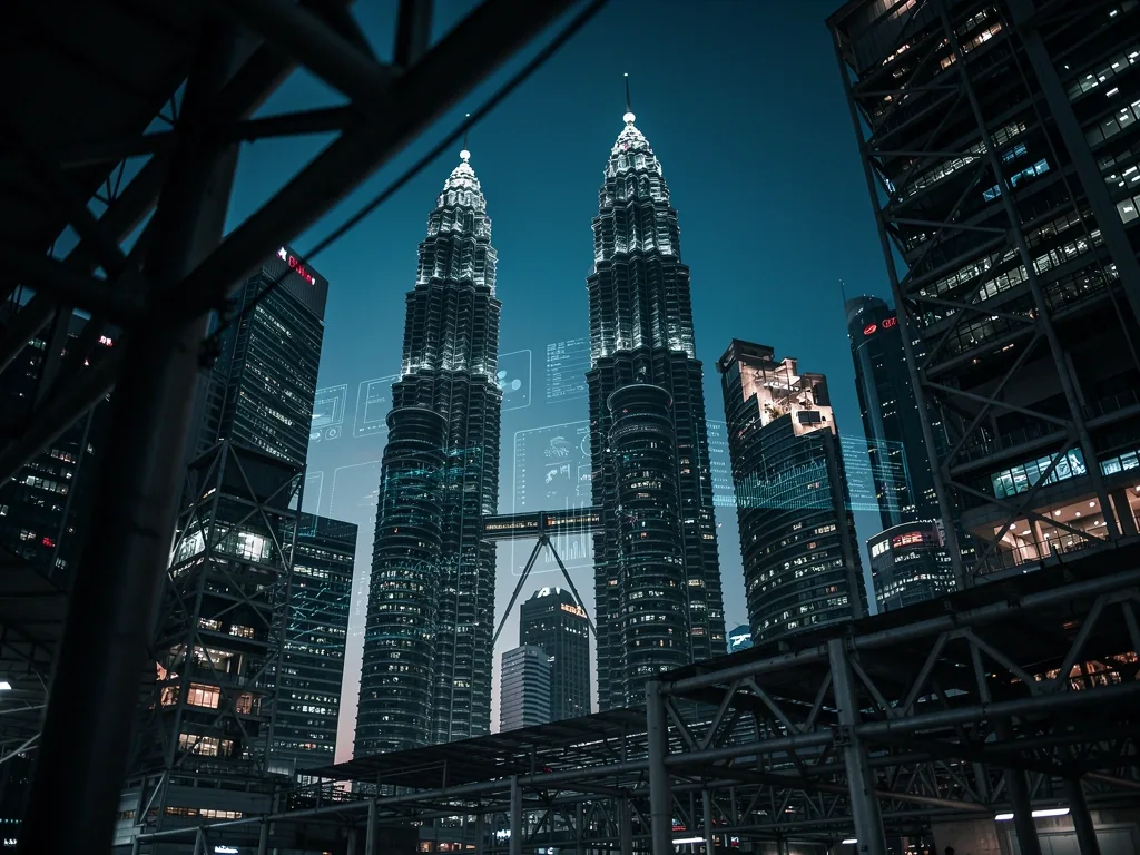 Kuala Lumpur industrial urban landscape